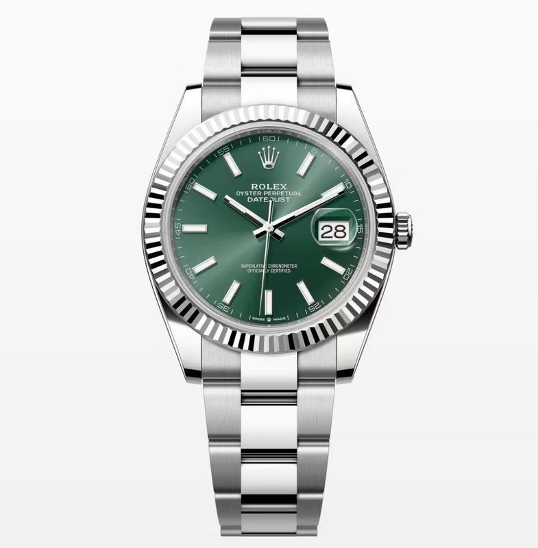 Rolex Oyster Perpetual Datejust36mm Green Dial Watch