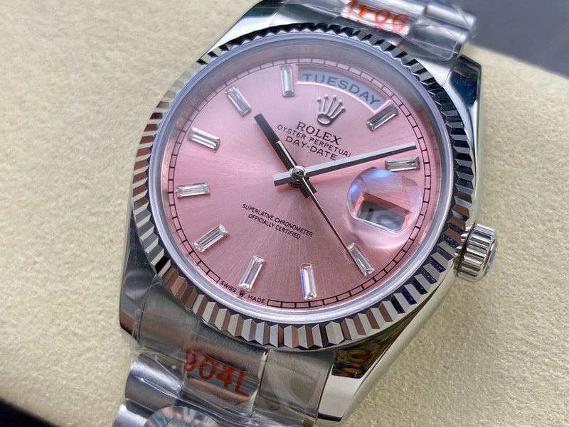 Rolex Day-Date Green Ombré Diamond Dial Yellow Gold 36mm