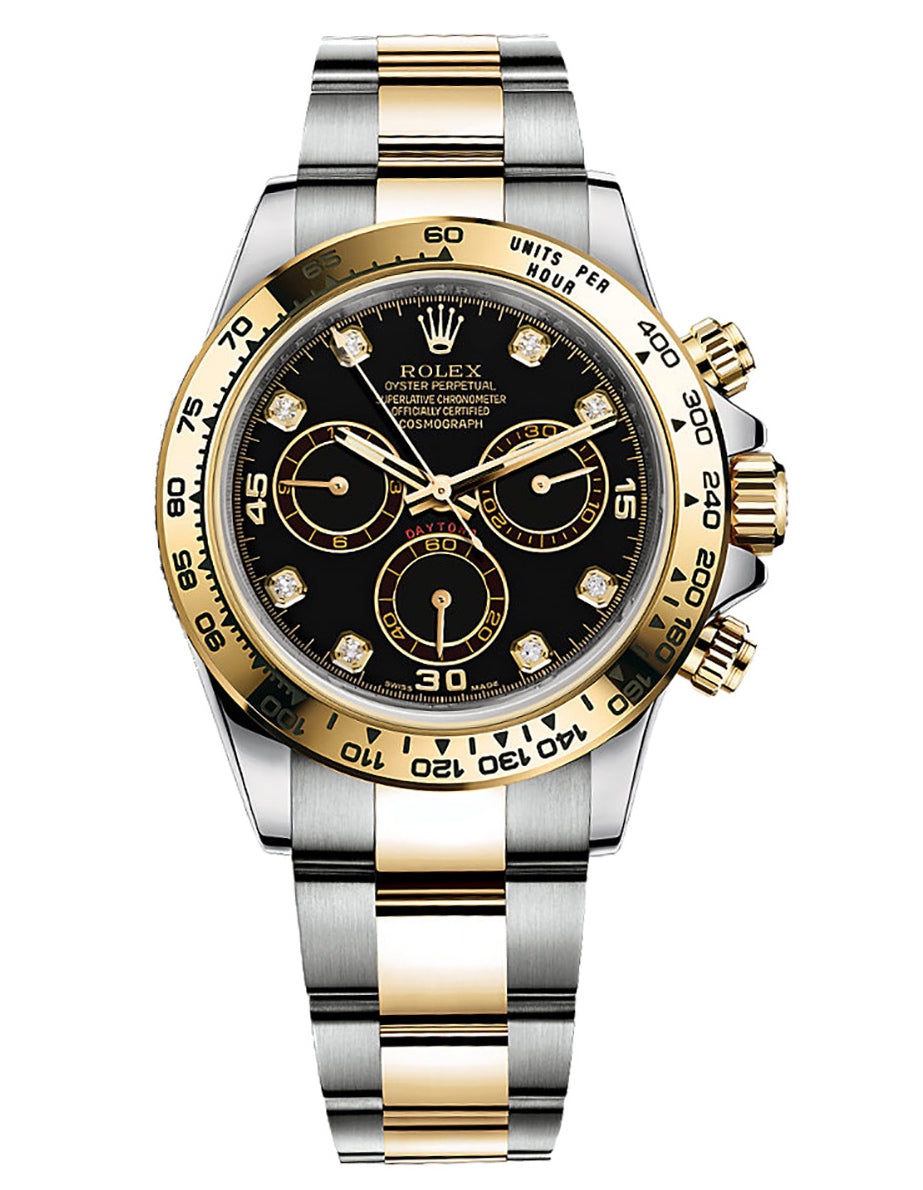 Rolex Cosmograph Daytona Two-Tone Stainless Steel & Yellow Gold Case With Oyster Bracelet Watch