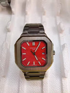 Patek Philippe Capitos Dial Men's Black Brown Metal Watch