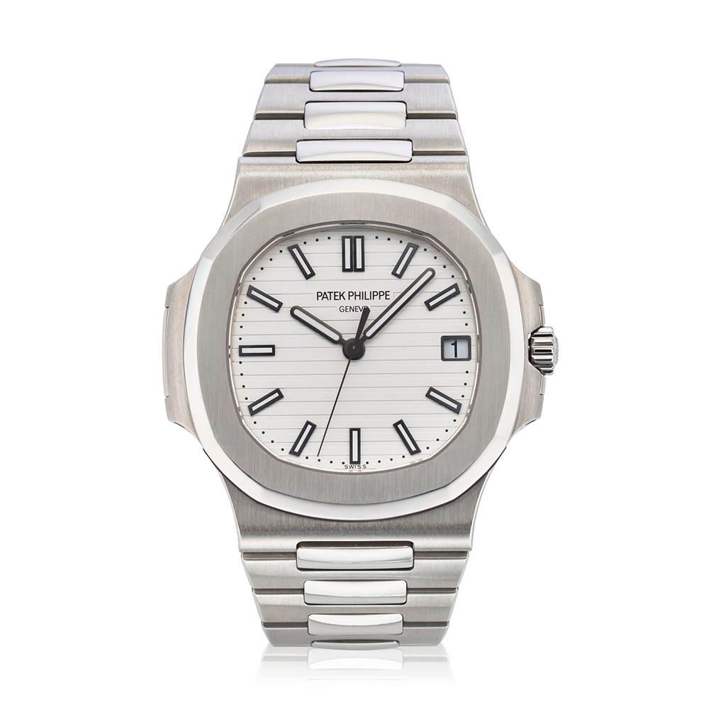 Patek Philippe White Dial Stainless Steel Luxury Watch
