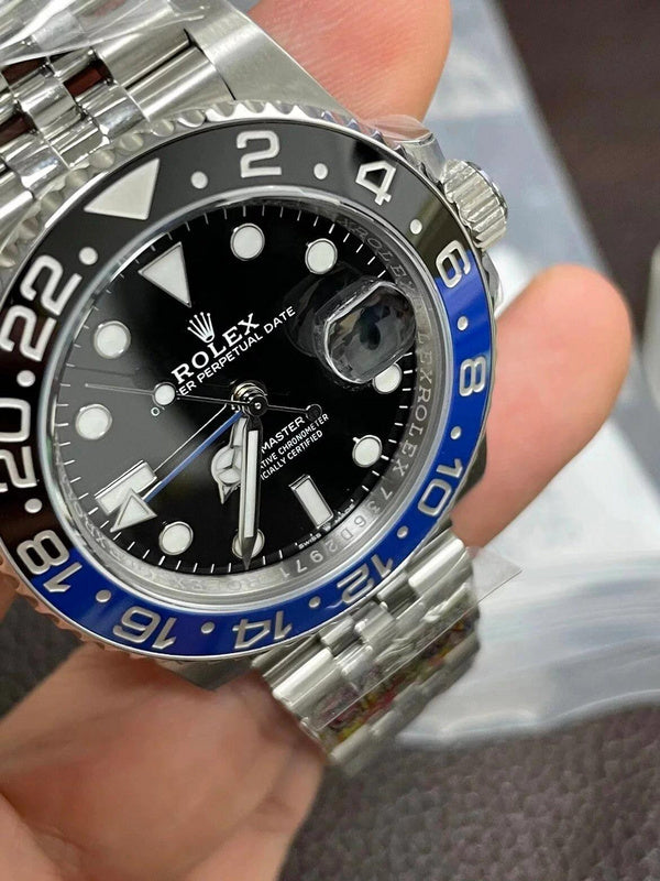 Rolex GMT-Master II Batman 40 mm Steel with Black Dial