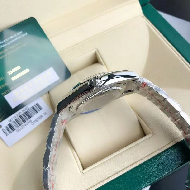 Rolex Oyster Perpetual 39 With Red Grape Dial Watch