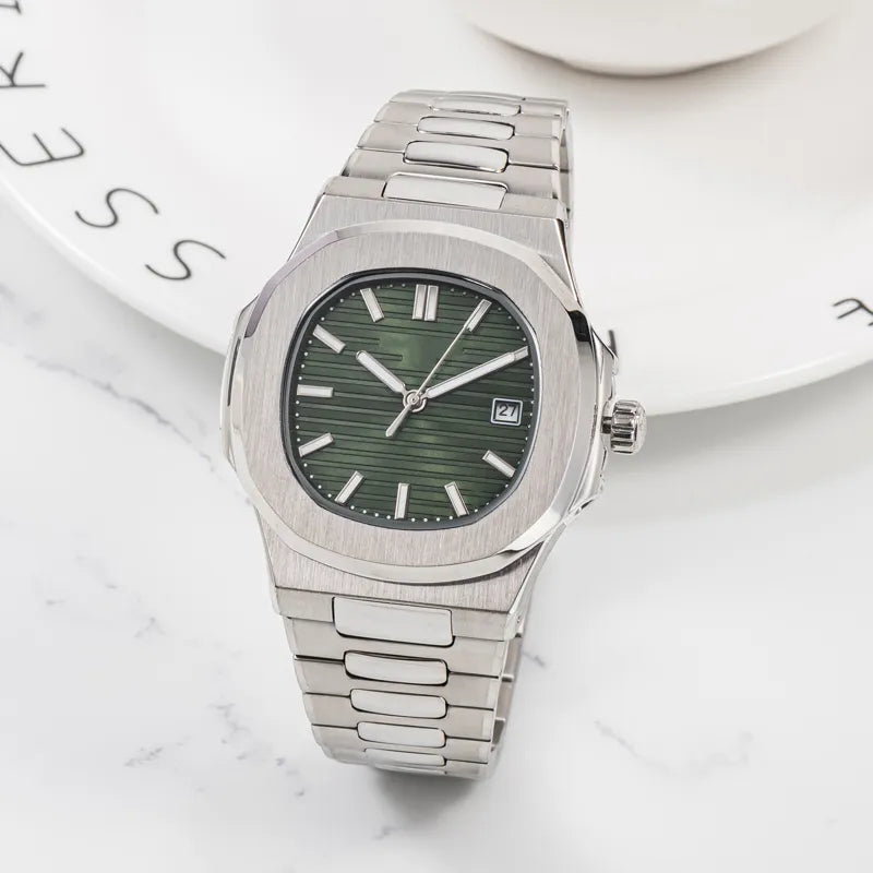 Patek Philippe Stainless Steel Construction & Distinctive Dial Watch