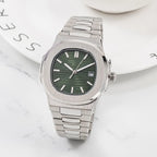 Patek Philippe Stainless Steel Construction & Distinctive Dial Watch