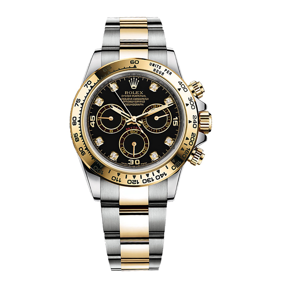 Rolex Cosmograph Daytona Two-Tone Stainless Steel & Yellow Gold Case With Oyster Bracelet Watch