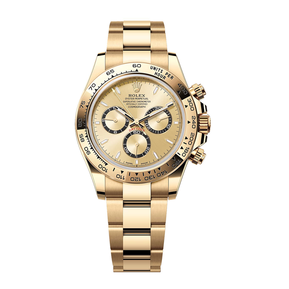 Rolex Cosmograph Daytona 40mm Yellow Gold 126508 With Champagne Dial Watch