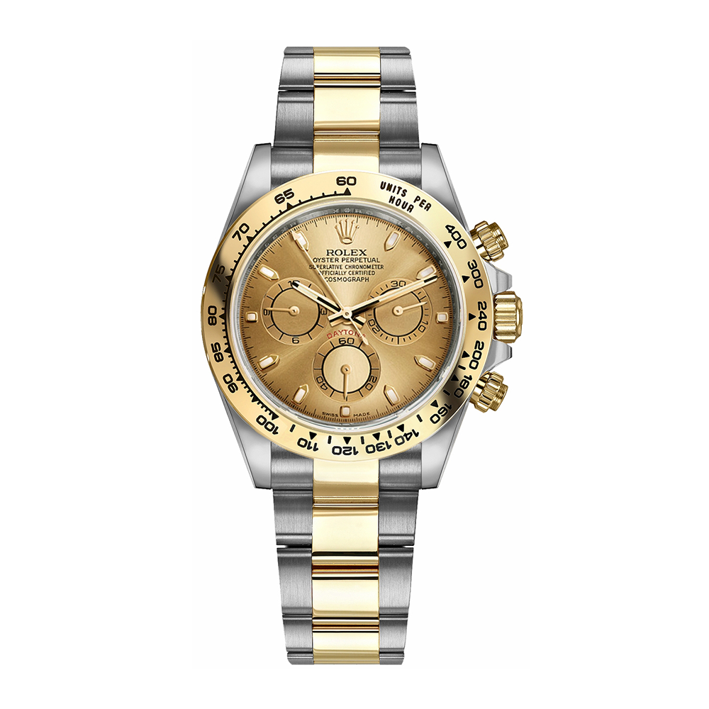 Rolex Cosmograph Daytona Yellow Rolesor (steel and 18k gold) Case & Champagne Dial Watch