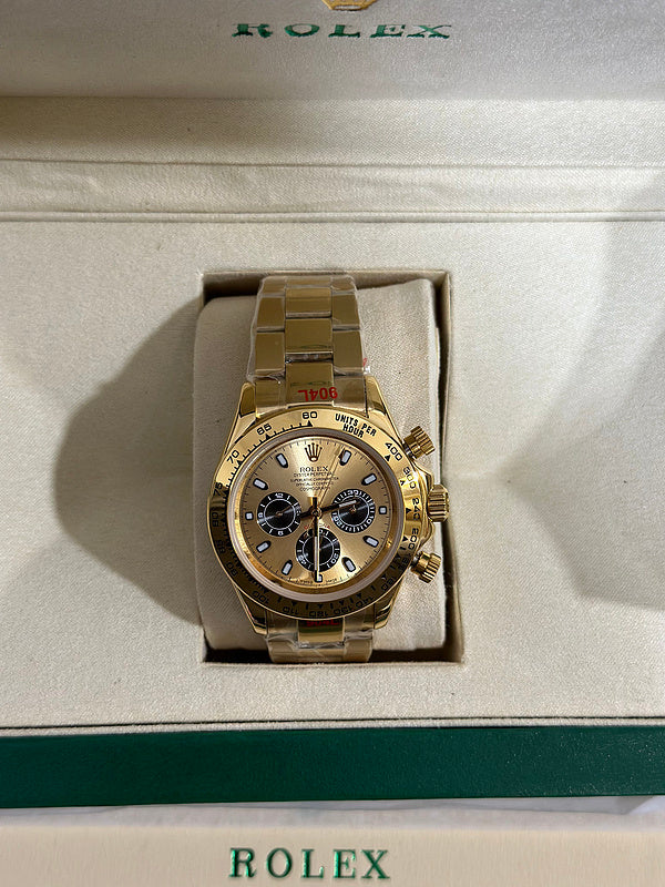 Rolex Cosmograph Daytona 40mm Yellow Gold 126508 With Champagne Dial Watch