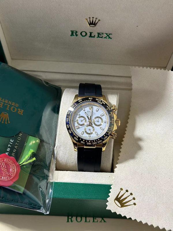 Rolex Cosmograph Daytona Black Cerachrom Ceramic Bezel & Oysterflex Bracelet Watch