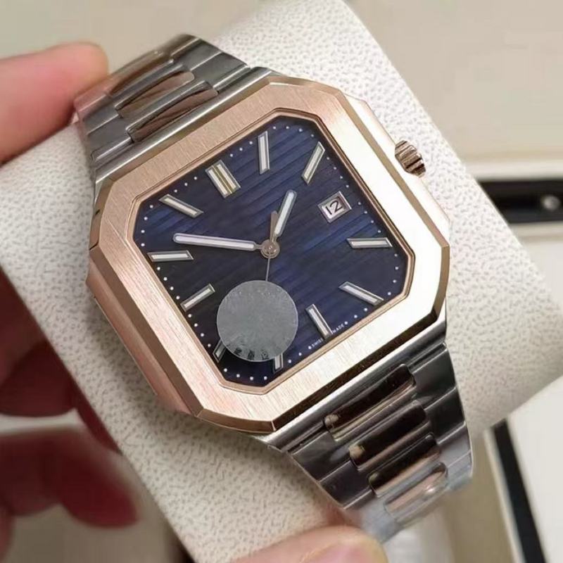Patek Philippe 5821/1AR Cubitus Rose Gold and Steel 'Sunburst Blue Dial