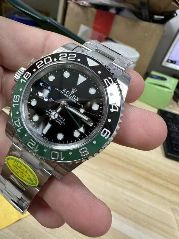 Rolex GMT-Master II 40 mm with a Black & Green Cerachrom