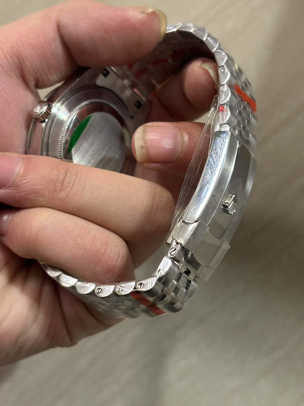 Rolex Datejust 33 Stainless Steel Jubilee Black Dial Watch