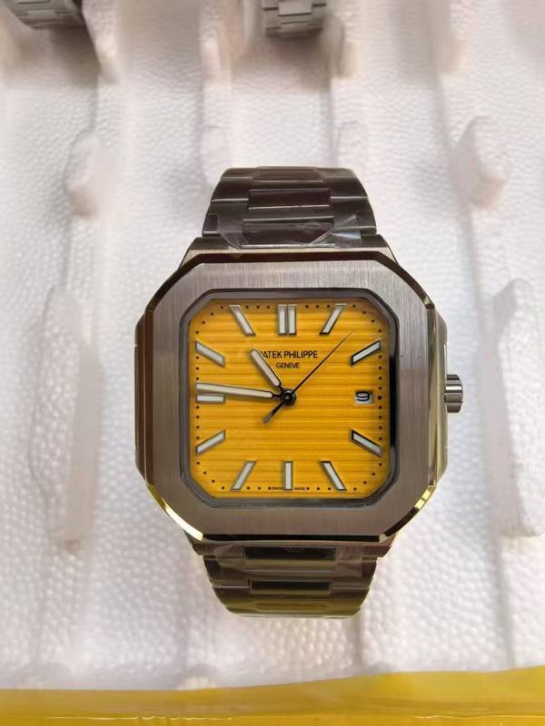 Patek Philippe Capitos Dial Men's Black Brown Metal Watch