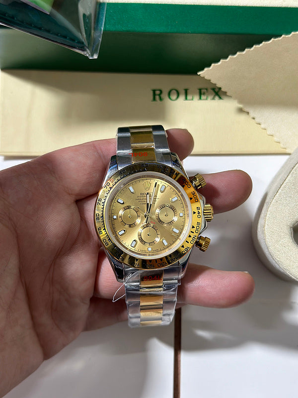 Rolex Cosmograph Daytona Yellow Rolesor (steel and 18k gold) Case & Champagne Dial Watch