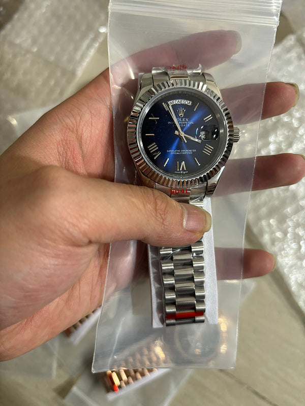 Rolex Day-Date White Gold with Blue Ombré Dial Watch