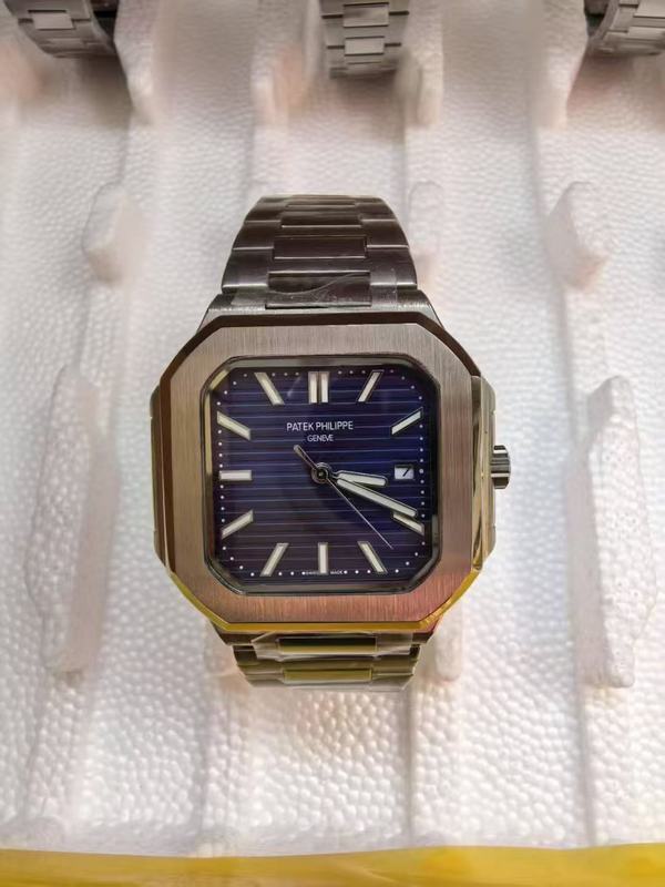 Patek Philippe Capitos Dial Men's Black Brown Metal Watch