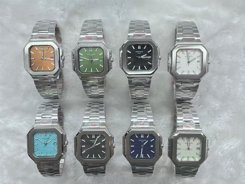 Patek Philippe Capitos Dial Men's Black Brown Metal Watch