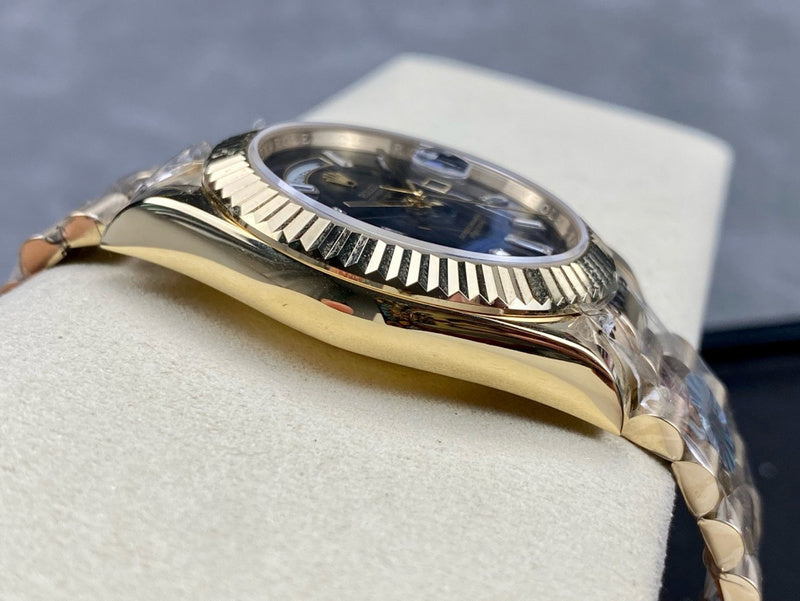 Rolex Day-Date Yellow Gold With Black Onyx Dial Watch