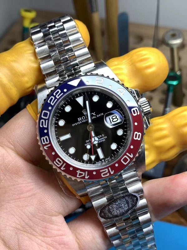 Rolex GMT Master II 40mm Steel Pepsi 126710 Watch