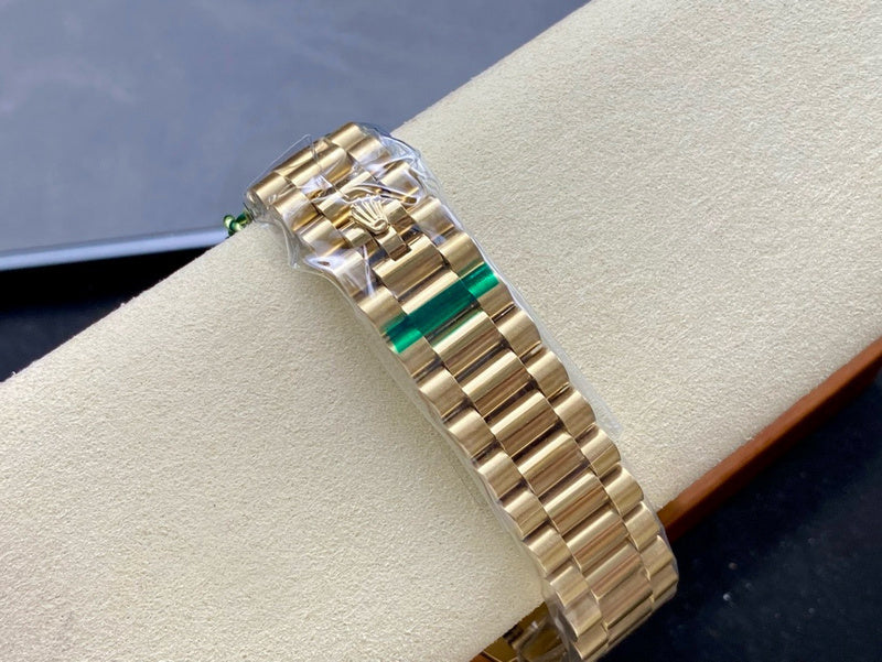 Rolex Day-Date Bright Black Dial 40.0 mm Watch