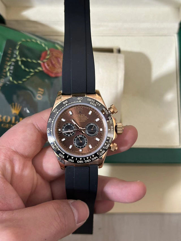Rolex Cosmograph Daytona Everose Gold Chocolate Dial With Black Counters 126515LN Watch