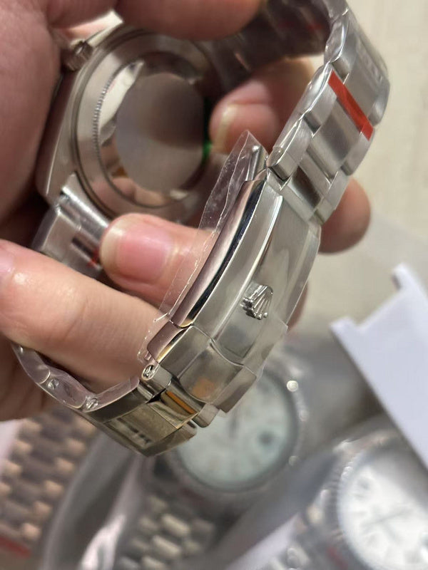 Rolex Datejust 34 Black Dial Smooth Bezel Stainless Steel Oyster Bracelet Watch