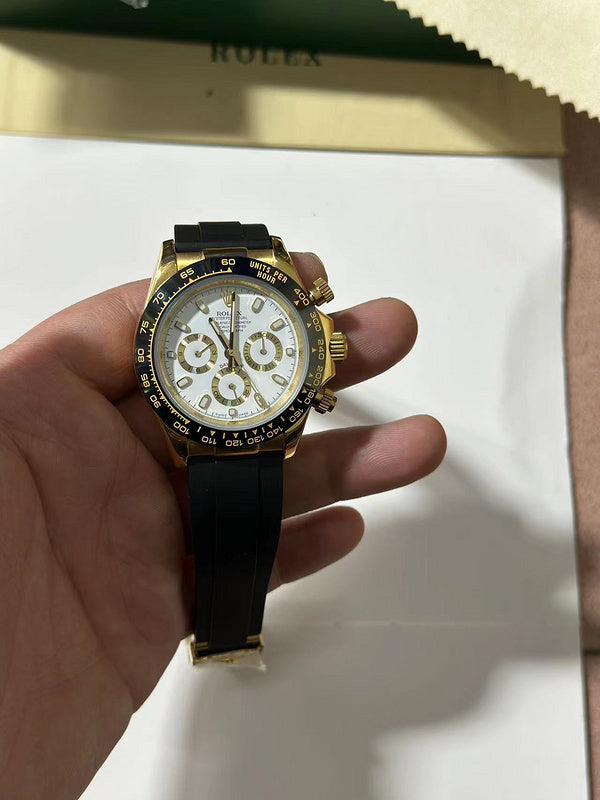 Rolex Cosmograph Daytona Black Cerachrom Ceramic Bezel & Oysterflex Bracelet Watch