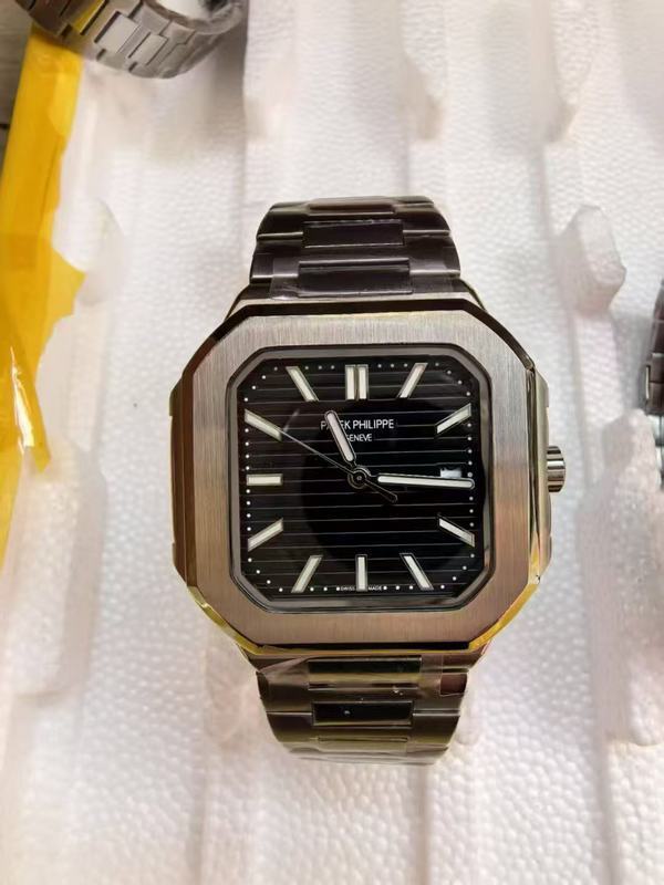 Patek Philippe Capitos Dial Men's Black Brown Metal Watch