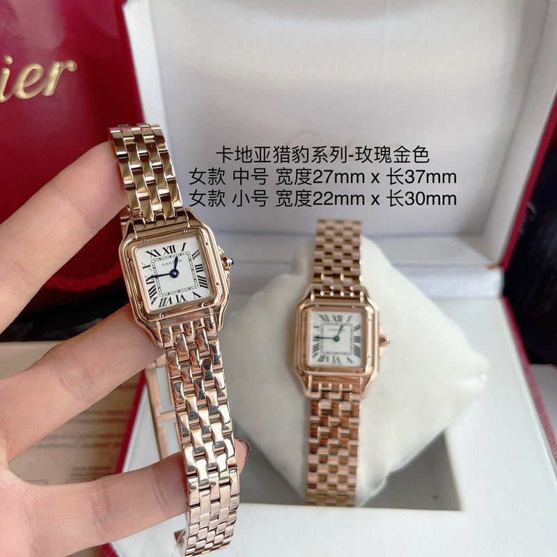 Panthère de Cartier Rose Gold White Dial 30mm