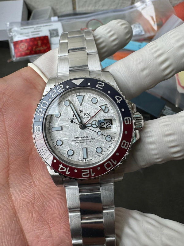 Rolex GMT-Master II 126719BLRO White Gold / Pepsi / Meteorite