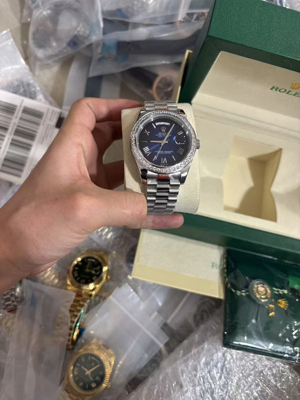 Rolex Day-Date White Gold with Blue Ombré Dial Watch