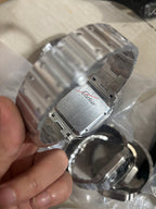 Cartier Santos de Cartier Stainless Steel Case and Blue Dial Watch