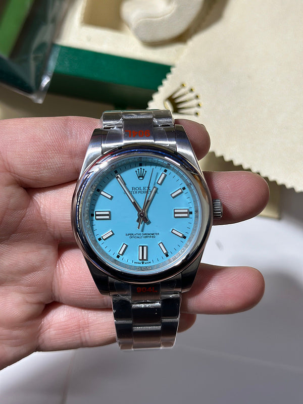 Rolex Oyster Perpetual 41 with Turquoise Blue Dial Watch