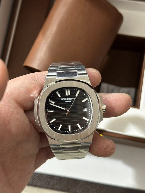 Patek Philippe Nautilus Black Dial Watch