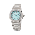Patek Philippe Pagani Design PD1728 Tiffany Blue Dial & Stainless Steel Strap Watch