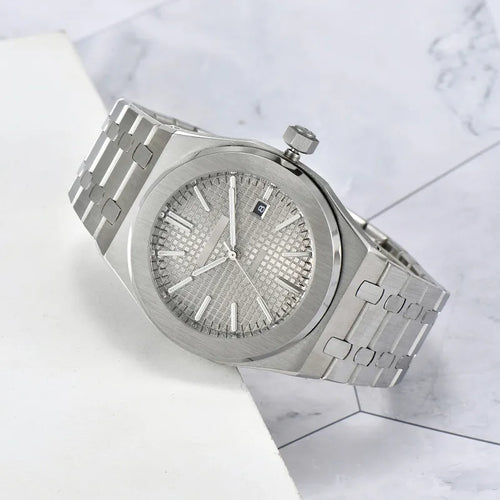 Audemars Piguet Royal Oak 15500ST Stainless Steel Grey "Grande Tapisserie" Dial Watch