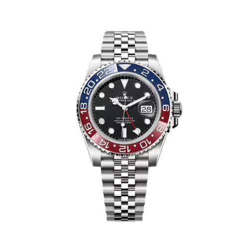 Rolex GMT Master II 40mm Steel Pepsi 126710 Watch