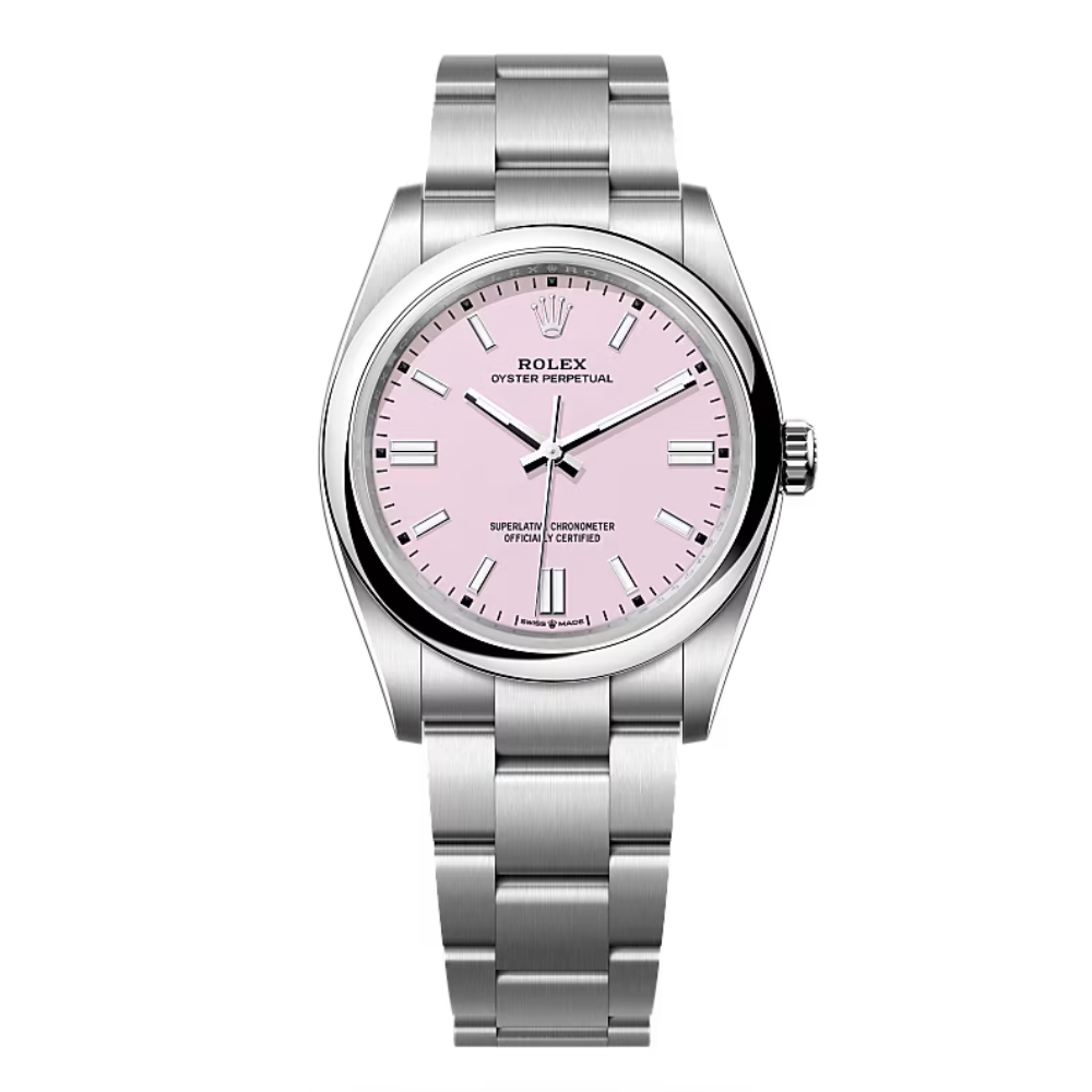 Rolex Oyster Perpetual 36 With Candy Pink Dial 126000 Watch