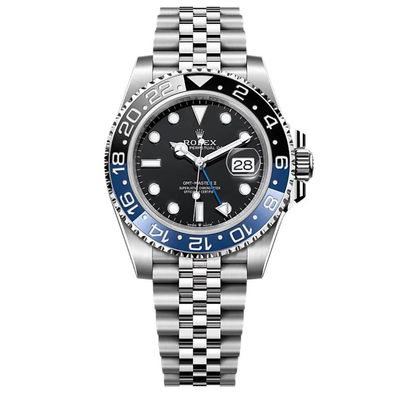 Rolex GMT-Master II Batman 40 mm Steel with Black Dial