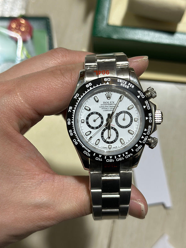 Rolex Cosmograph Daytona Stainless Steel White "Panda" Dial Watch