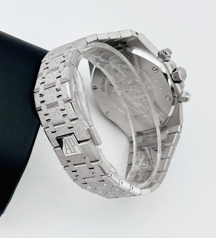 Audemars Piguet Royal Oak Chronograph 41mm White Gold Purple Dial Luxury Watch