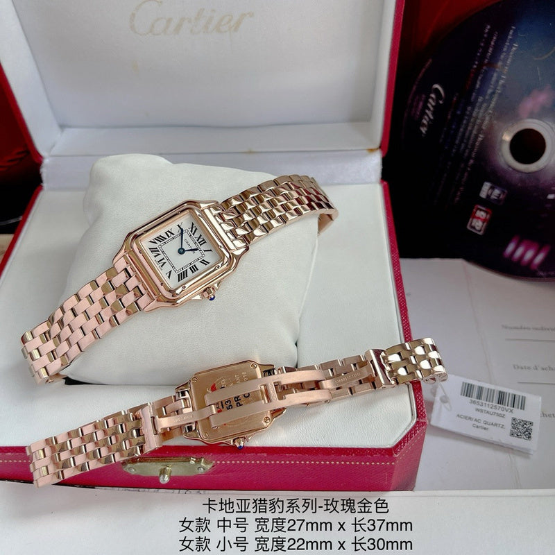 Panthère de Cartier Rose Gold White Dial 30mm