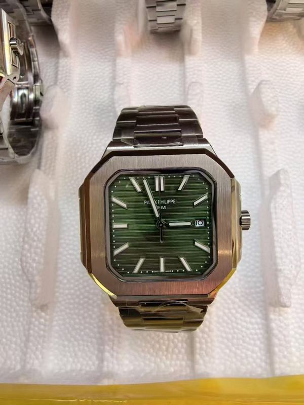 Patek Philippe Capitos Dial Men's Black Brown Metal Watch