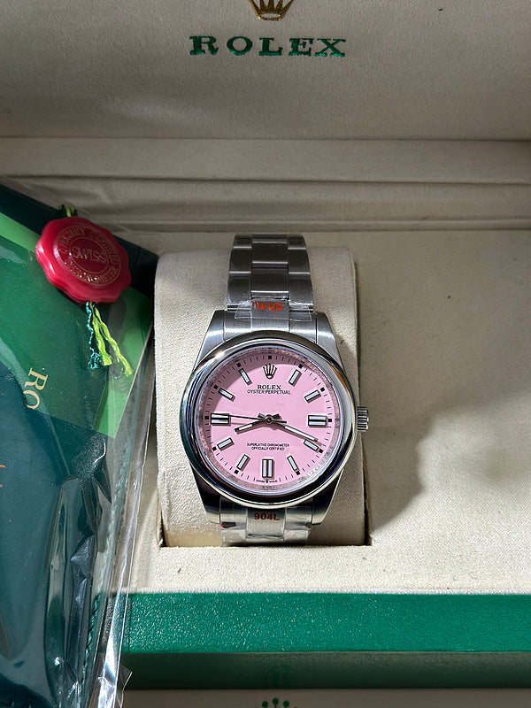 Rolex Oyster Perpetual 36 With Candy Pink Dial 126000 Watch