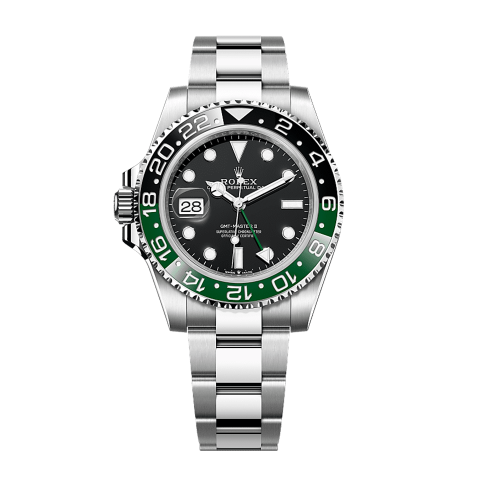 Rolex GMT-Master II 40 mm with a Black & Green Cerachrom