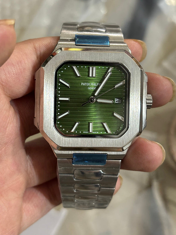 Patek Philippe Capitos Dial Men's Black Brown Metal Watch