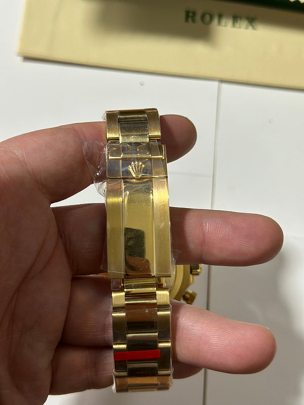 Rolex Cosmograph Daytona Yellow Gold With White Dial Watch