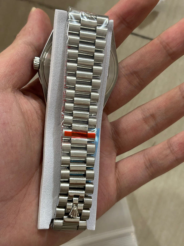 Rolex Day Date Slate Diamonds Dial Watch