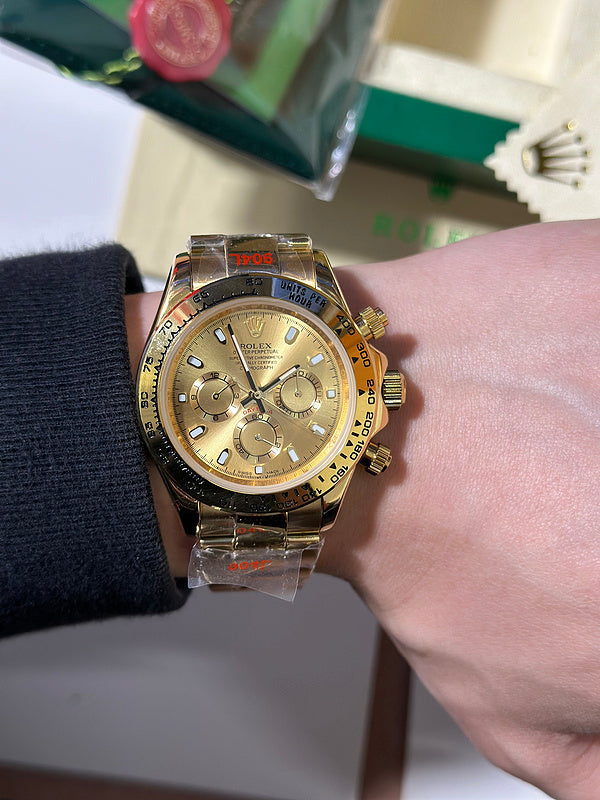 Rolex Cosmograph Daytona 116508 Yellow Gold With Champagne Dial Watch